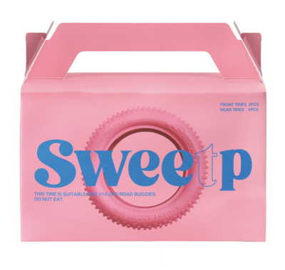 BHM576 Sweep x BLOCKHEAD MOTORS ピンクタイヤ SWEET BOXセット